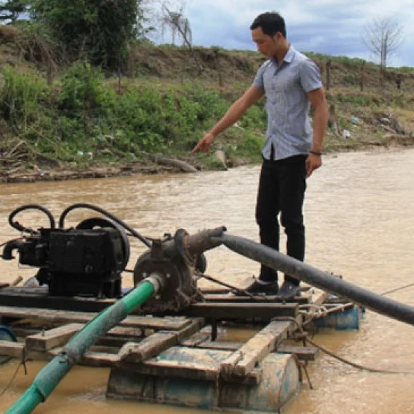 Bơm cát san lấp