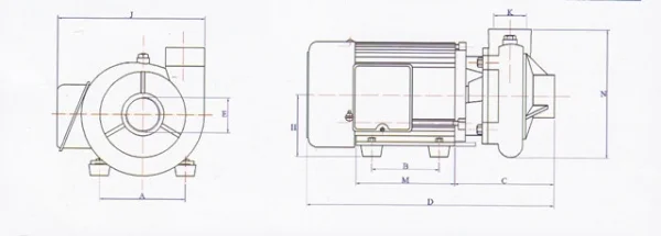 Bản vẽ bơm ly tâm