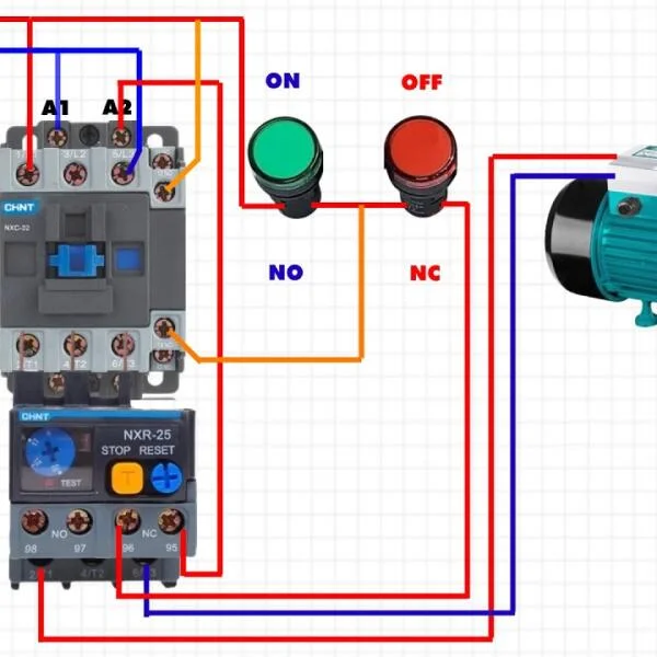 Bản sơ đồ máy bơm nước tự động