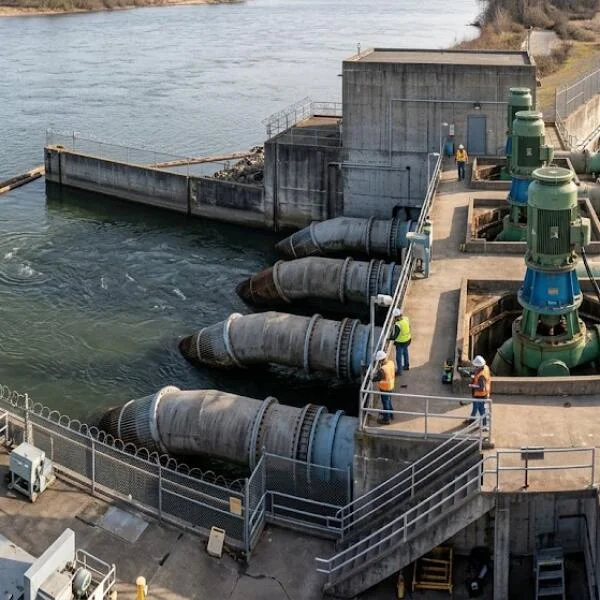 Các trạm bơm nước thô