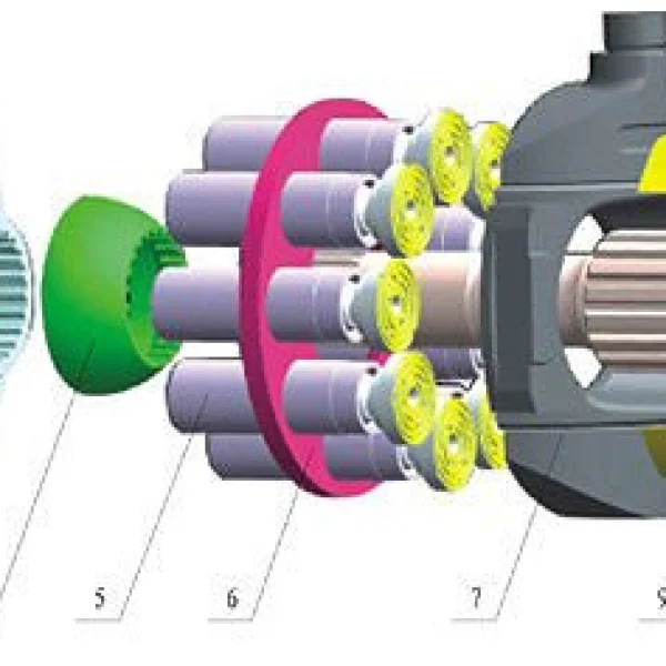 Cấu tạo bơm Piston hướng trục