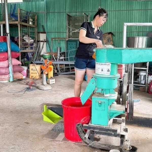 Dây chuyền sản xuất cám viên