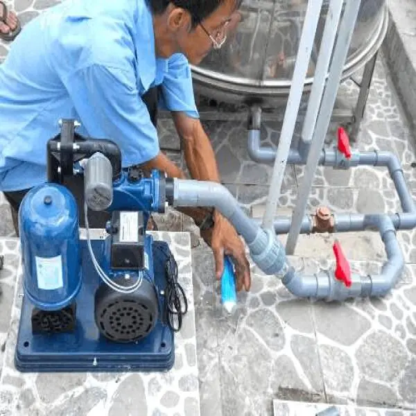 Lắp ráp máy bơm nước