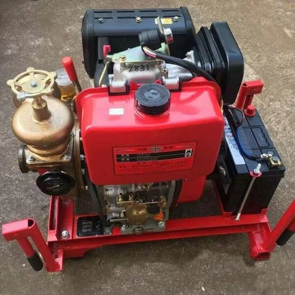 Marine emergency fire pump