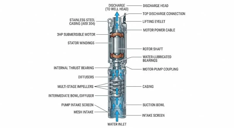 Nguyên lý hoạt động máy bơm hỏa tiễn