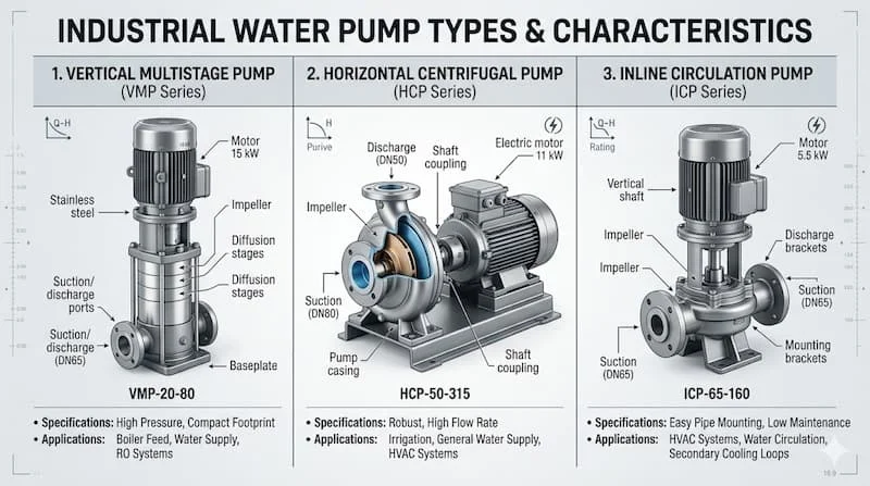 So sánh các dòng máy bơm CNP