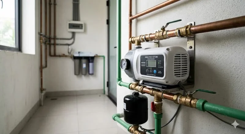 Máy bơm tăng áp được sử dụng trong gia đình