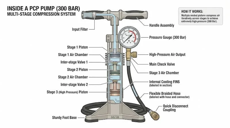 Cấu tạo máy bơm áp suất 300