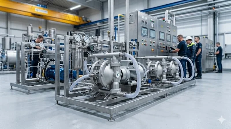 Ứng dụng bơm hóa chất trong nhà máy