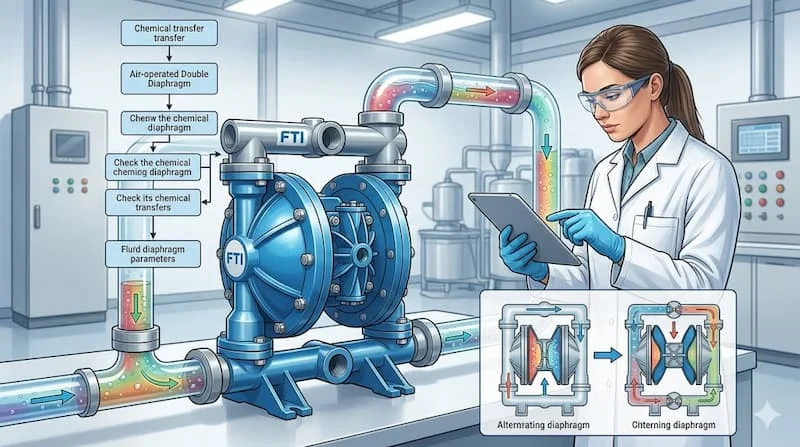 Nguyên lý hoạt động máy bơm hóa chất