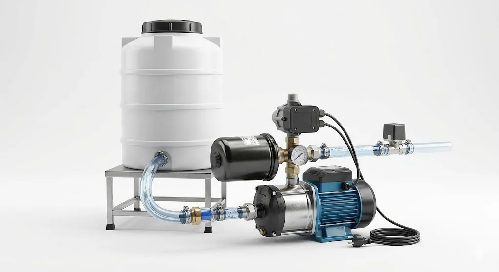 Giới thiệu máy bơm lên két