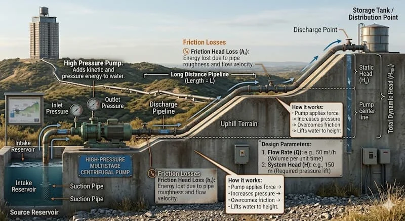 Nguyên lý máy bơm nước lưu lượng