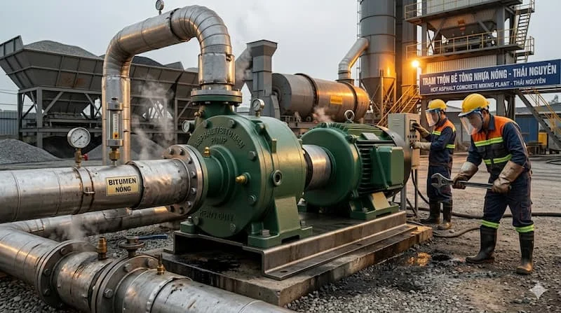 Ứng dụng của bơm asphalt