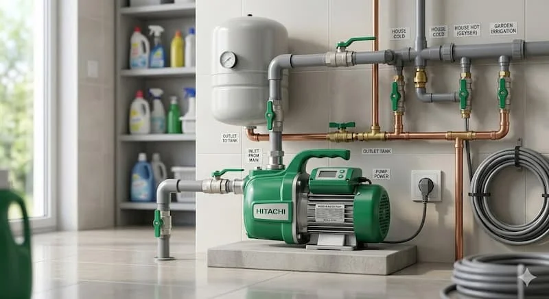 Ứng dụng máy bơm Hitachi