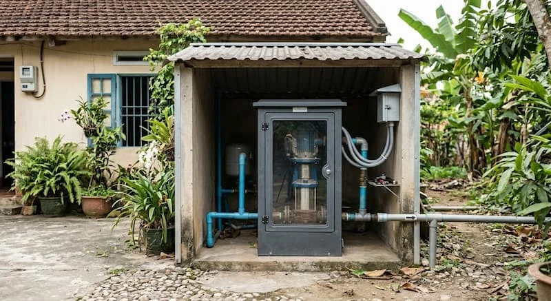 Những lưu ý khi để máy bơm nước ngoài trời