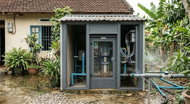 Hệ thống tưới sử dụng thực tế