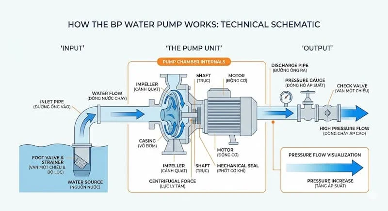Nguyên lý hoạt động bp pump