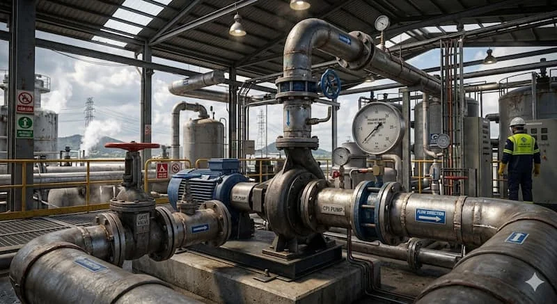 Bơm CPI trong môi trường nhà máy