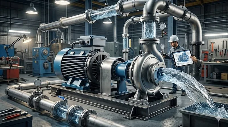 Máy bơm được sử dụng trong công nghiệp