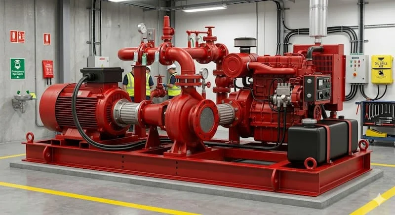 Ứng dụng máy bơm chữa cháy công nghiệp