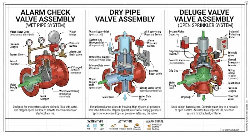 Ảnh so sánh các loại van PCCC