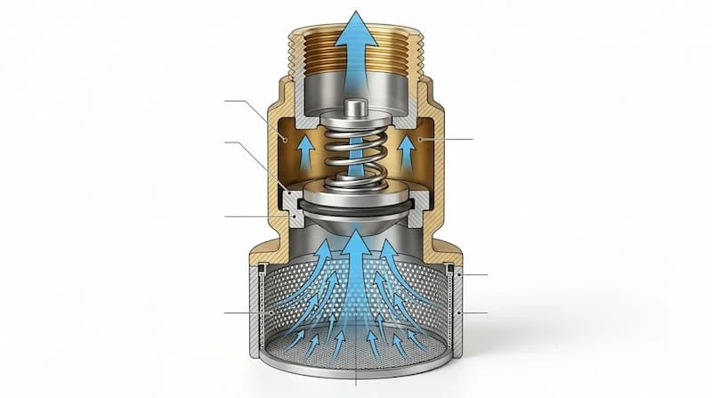 Cấu tạo & nguyên lý hoạt động van chân