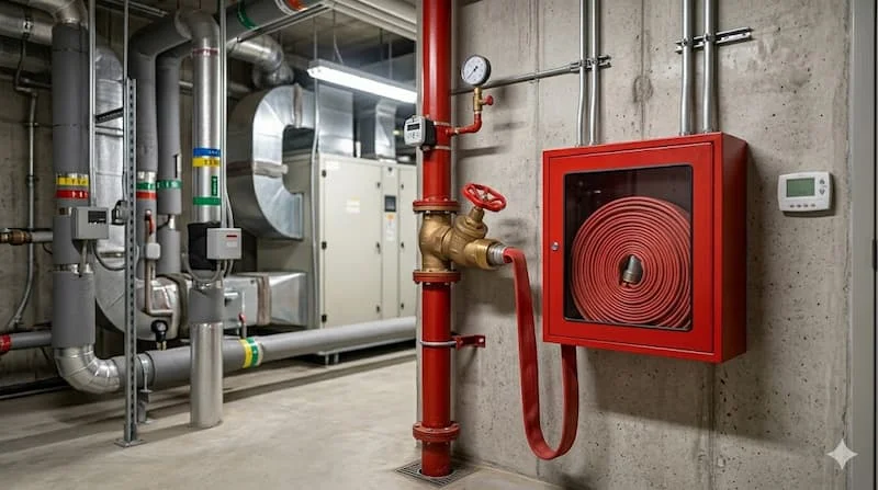 Ảnh lắp đặt thực tế trong hệ thống PCCC