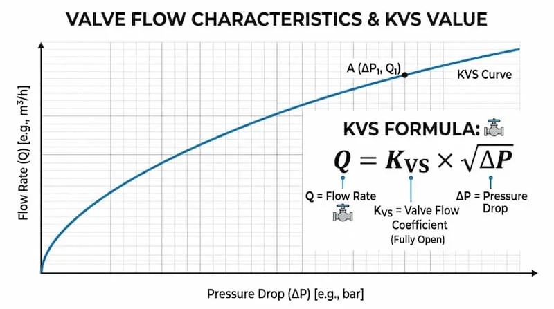 Ảnh biểu đồ KVS – lưu lượng – áp suất