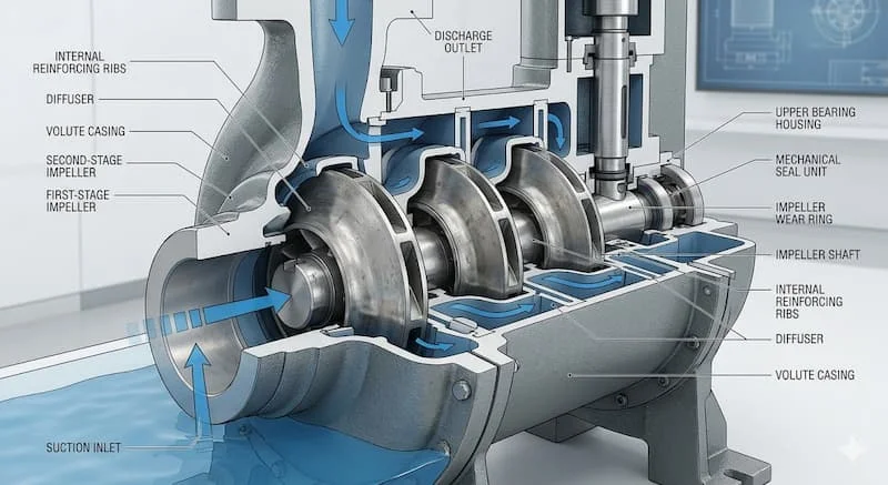 Cấu tạo máy bơm nước HCP