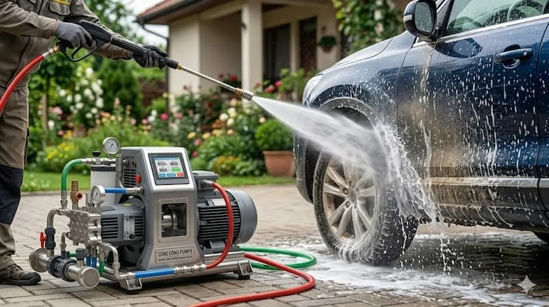 Ứng dụng bơm nước cao áp