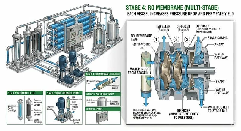 Nguyên lý hệ thống lọc RO