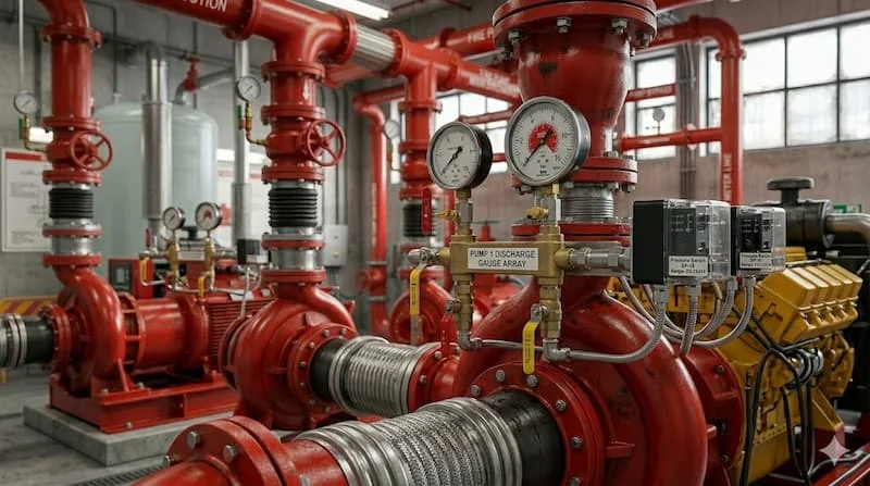 Cận cảnh máy bơm phòng cháy chữa cháy