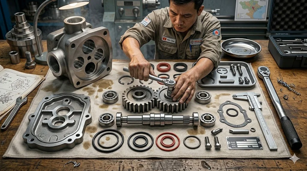 Sửa chữa và bảo dưỡng máy bơm