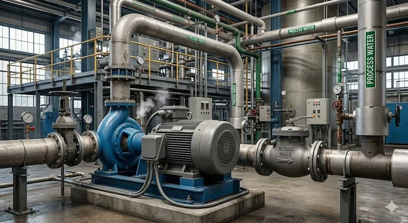 Ảnh ứng dụng thực tế van 1 chiều cho bơm