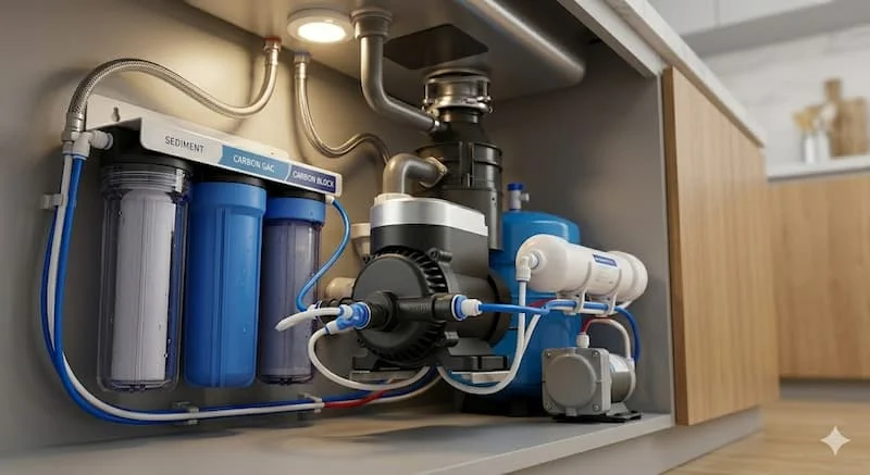 Ứng dụng máy bơm nước Ro