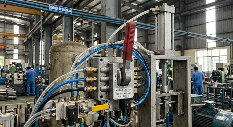 Ảnh ứng dụng thực tế tay gạt 