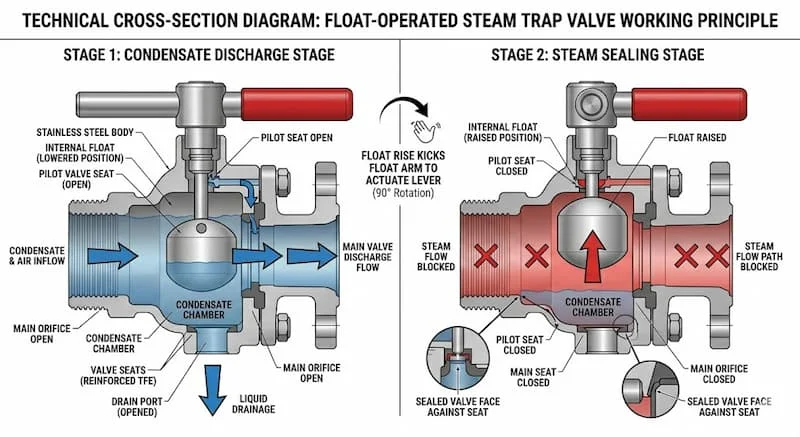 Ảnh nguyên lý hoạt động van tự động