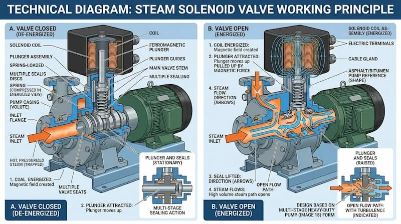 Nguyên lý hoạt động Solenoid valve slightly