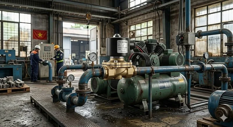 Ứng dụng van điện từ trong công nghiệp