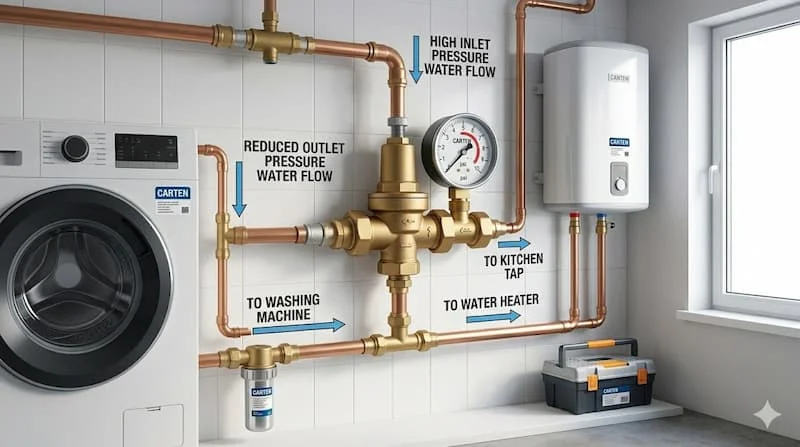 Ứng dụng thực tế của van điều áp đồng hồ