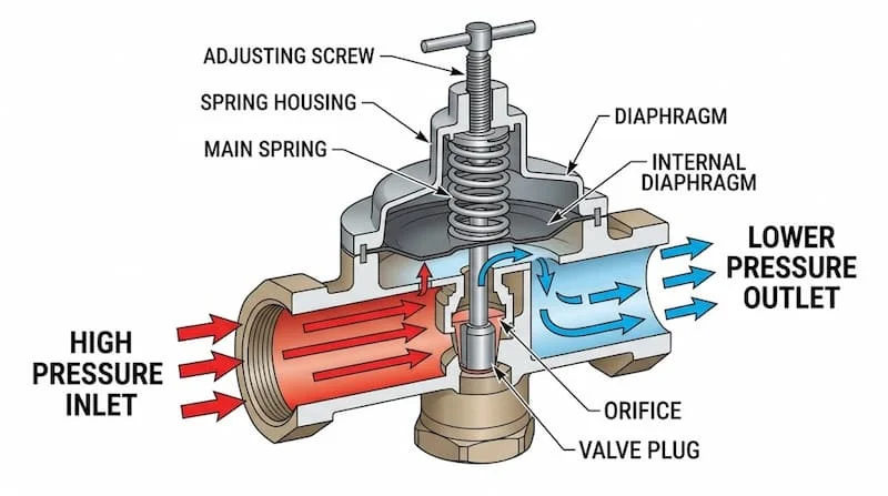 Ảnh nguyên lý hoạt động van nước
