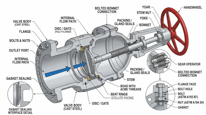 Ảnh cấu tạo mặt bích