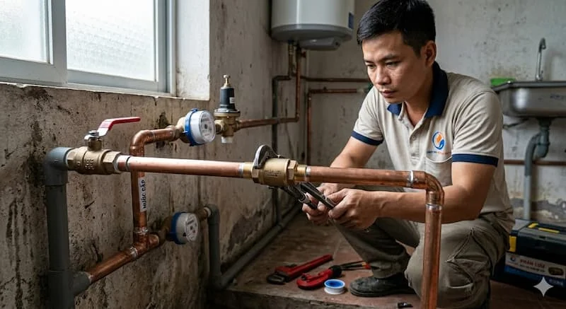 Ứng dụng van nước 1 chiều