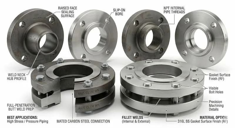 Ảnh tổng quan end flange