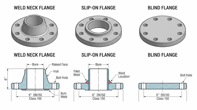 Ảnh phân loại flange