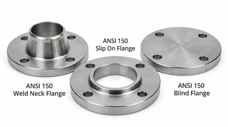 Ảnh nhiều loại flange để so sánh