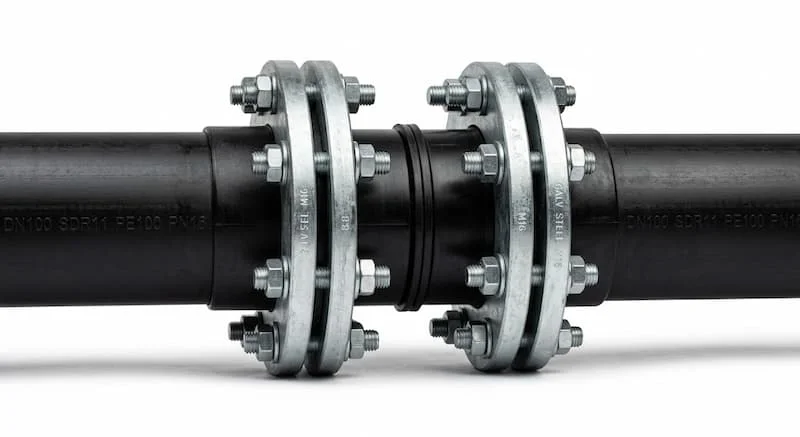 Ảnh sản phẩm flange joint HDPE nền trắng
