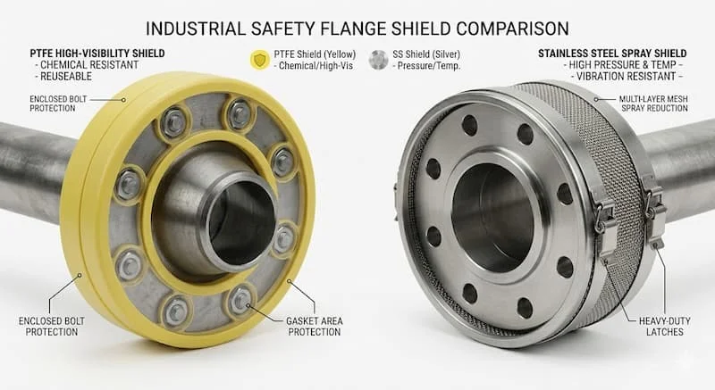 Ảnh tổng quan mặt bích shield