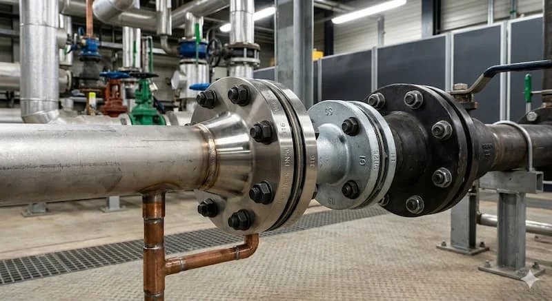 Ảnh ứng dụng thực tế trong hệ thống đường ống