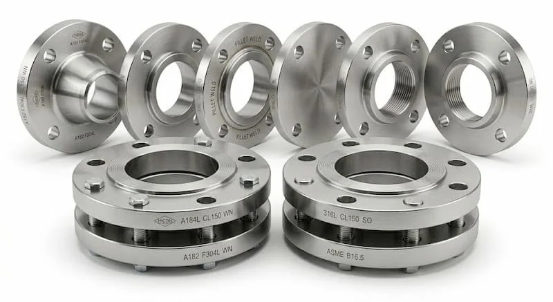 Ảnh tổng quan flange SS304 